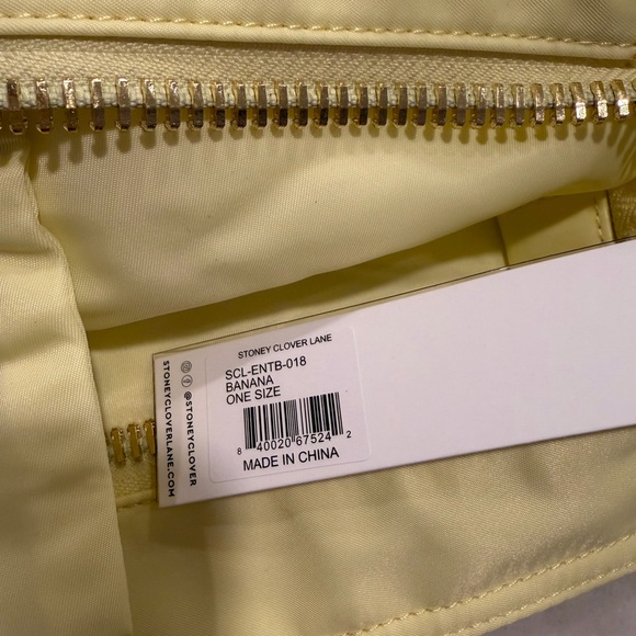 STONEY CLOVER LANE CLASSIC TOTE W SHOULDER STRAP! Banana - Picture 3 of 3